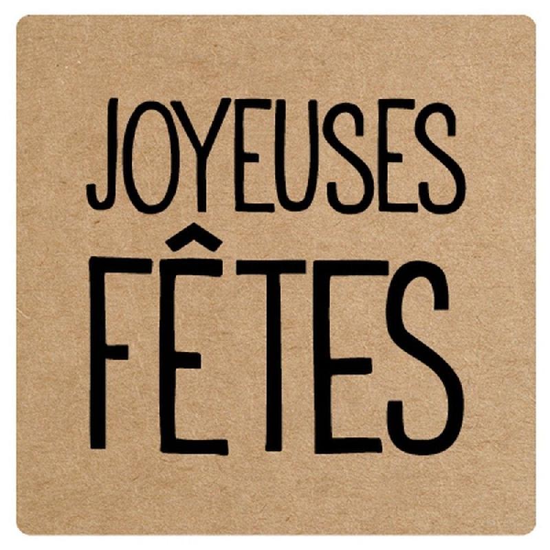 Etiquette cadeau adhésive 