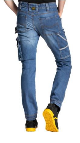 Jean multipoches JOB Stretch - 98% coton, 2% élasthanne, 366g - PCP28-38 - Rica Lewis_1