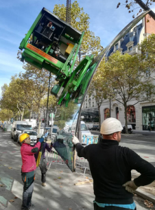 Palonnier à ventouses pour la pose de vitrage - Capacité jusqu'à 1300 kg - Disponible en location_1
