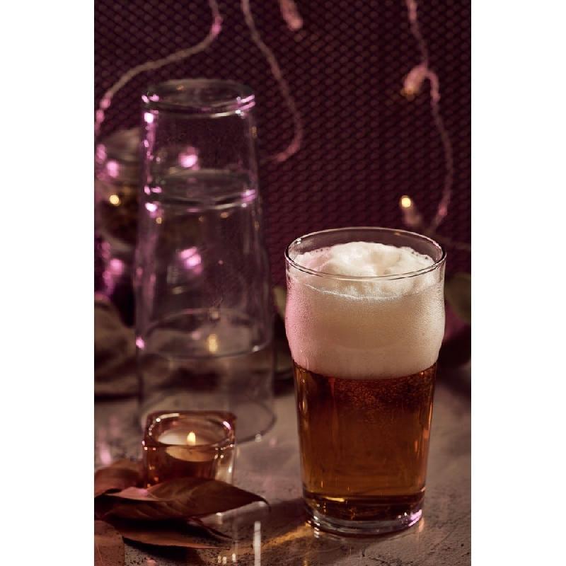 Verre à bière T-Nonic 28,4 cl Ø7,3 x 11,6 cm verre trempé - par 12_1