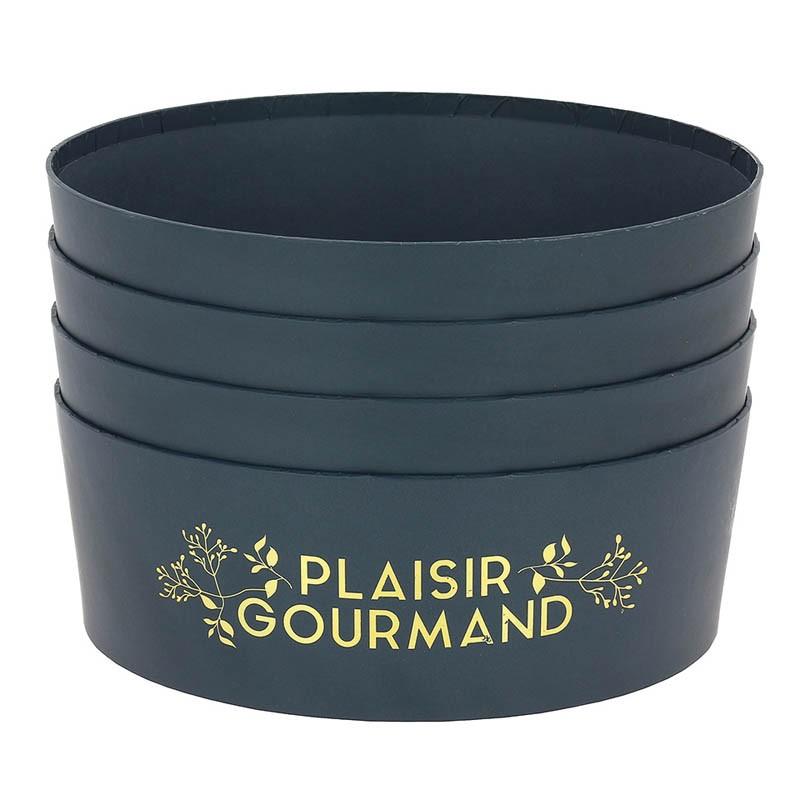 Boite carton ronde empilable Plaisir Gourmand Ø26 -_1