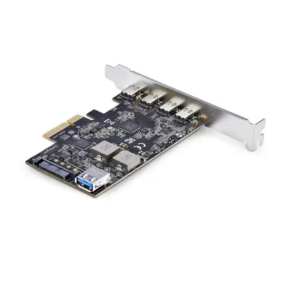 Carte PCIe USB à  5 Ports, USB 3.2 10Gbps, Carte PCI Express avec 4x USB-C et 1x USB-A interne, Carte_1