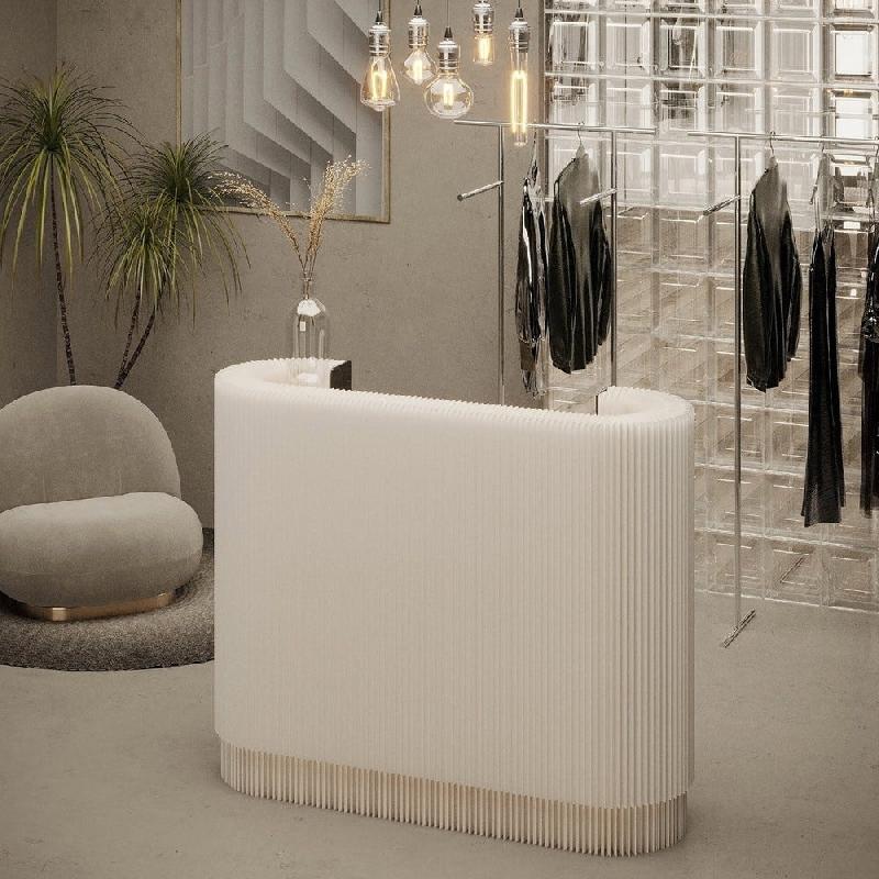 Comptoir Papéa blanc L109x27x108 cm_1