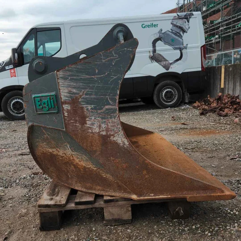 Godet niveleur Egli EPL 160-1600 - OilQuick OQ 65 - 1600 mm - 730 L - Hardox 450/500_1