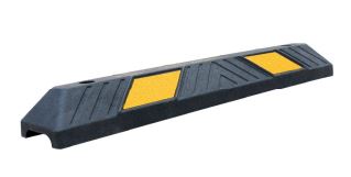 Butée de parking en composite 900mm - durable et résistante avec bandes rétroréfléchissantes_1