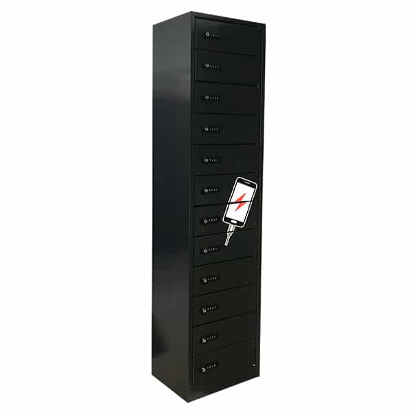 Casier chargeur de téléphone avec serrure à code, pour salles de sport, spas, bureaux, industrie propre et sale, milieu scolaire, piscine_1