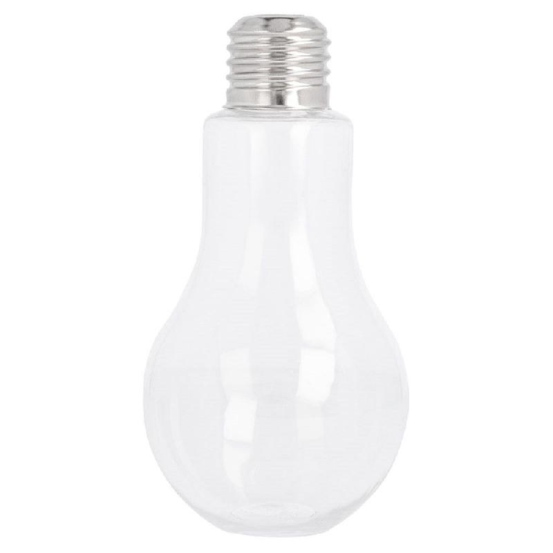 Flacon ampoule PET transparent + bouchon aluminium 200ml Ø6,7x12,3cm - par 200_1