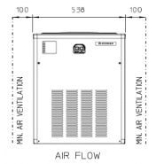 Machine à glace MF 46 AS avec système double échange frigorifique