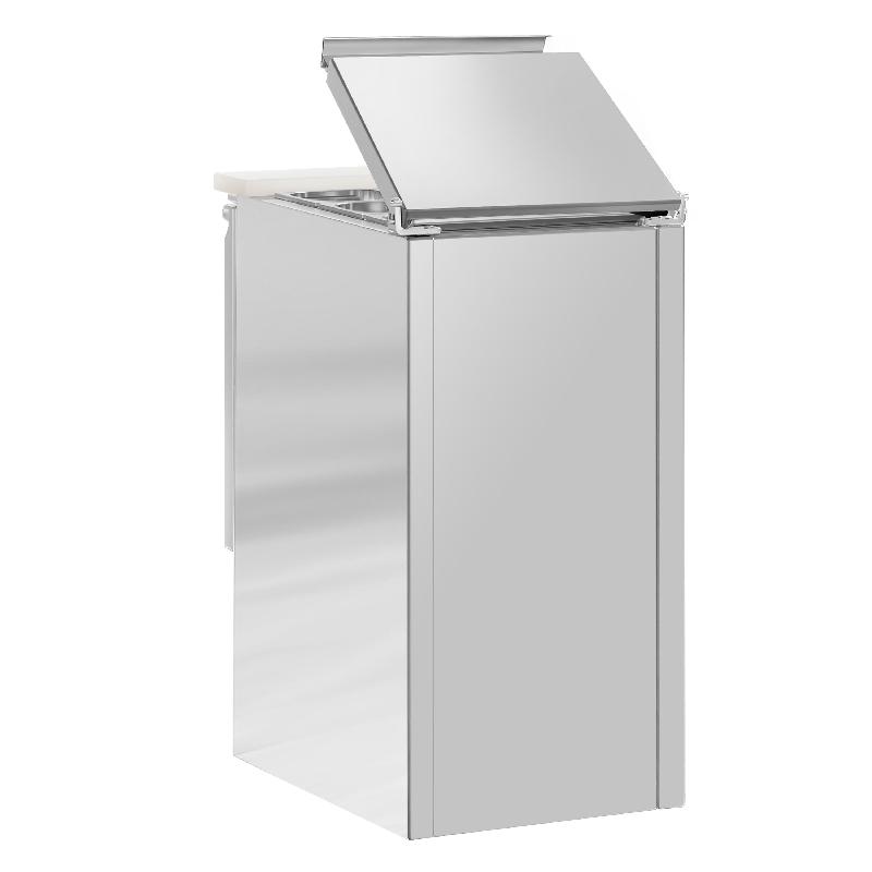 Saladette réfrigérée à capot et dessus planche à découper - 1 porte_1