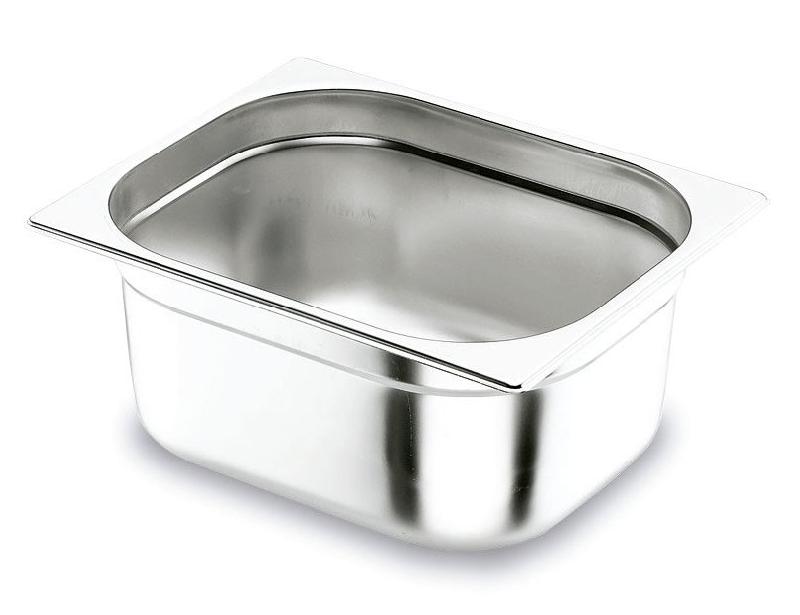 Bac GN Gastro 1/9 Inox - Hauteur 100 mm - Empilable et modulaire - Lacor_1