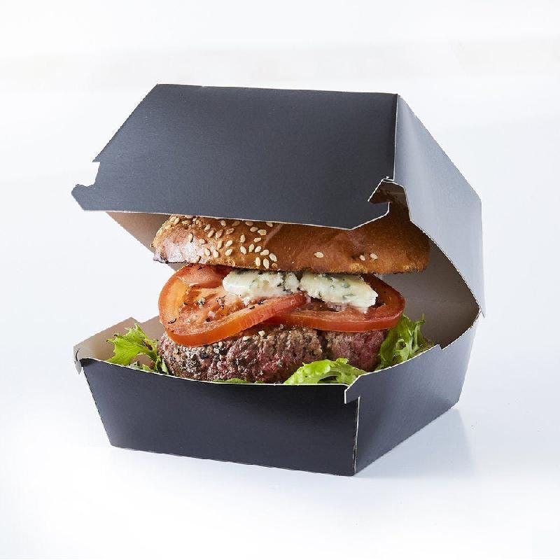 Boîte burger noire taille M L.14xP.12,5xH.8cm - par 50_1