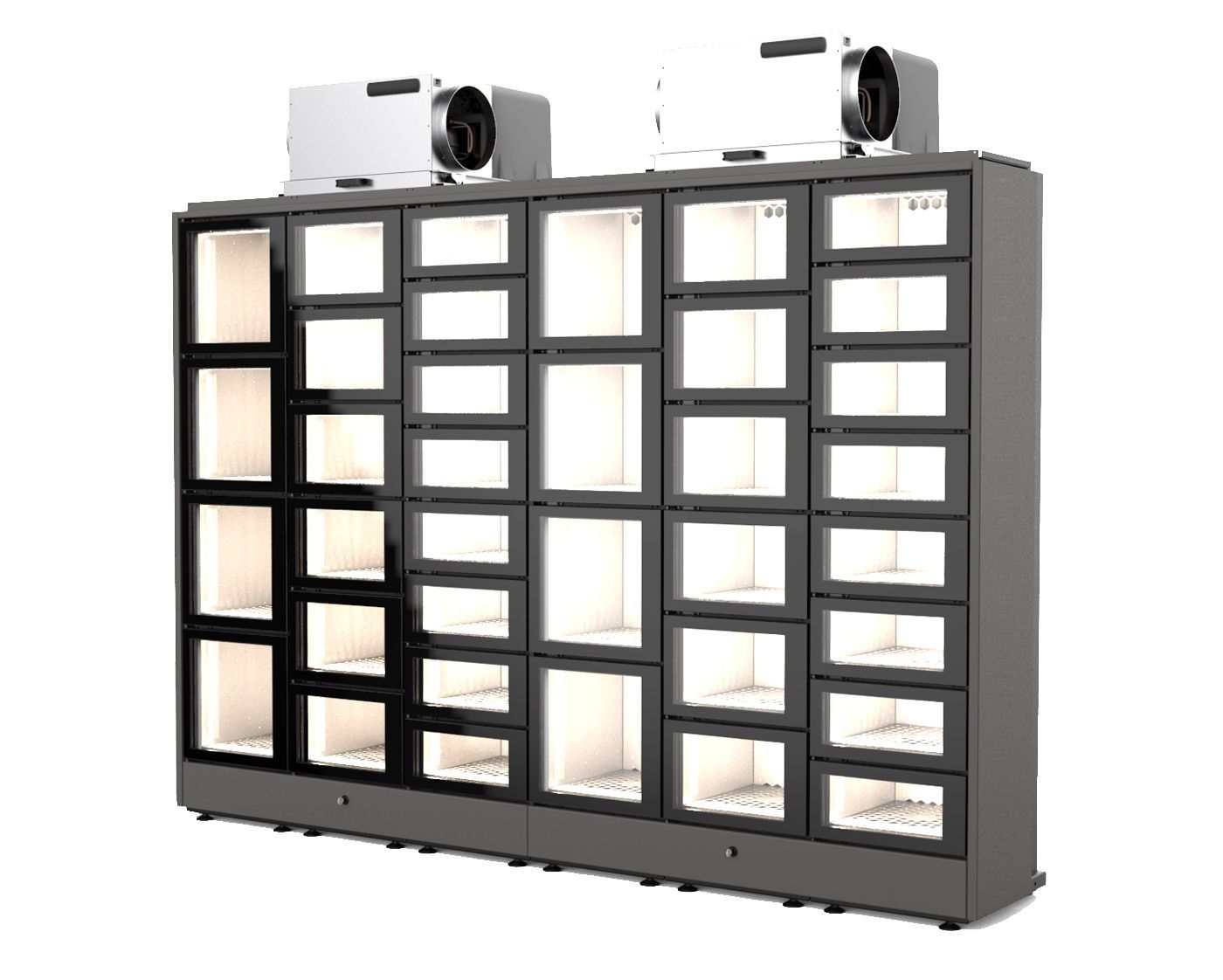 Casier connecté haut de gamme équipé de système de refroidissement gaz écoresponsable R290 -  JARDIN D'HIVER_1