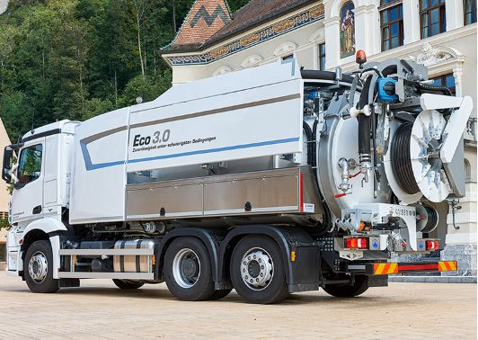 Système Eco 3.0 à encombrement compact et flèche combinée