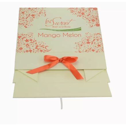 Boîte cadeau pliante en papier crème 157gsm - Impression CMYK pour emballage de sucreries - Zeal-X Packing_1