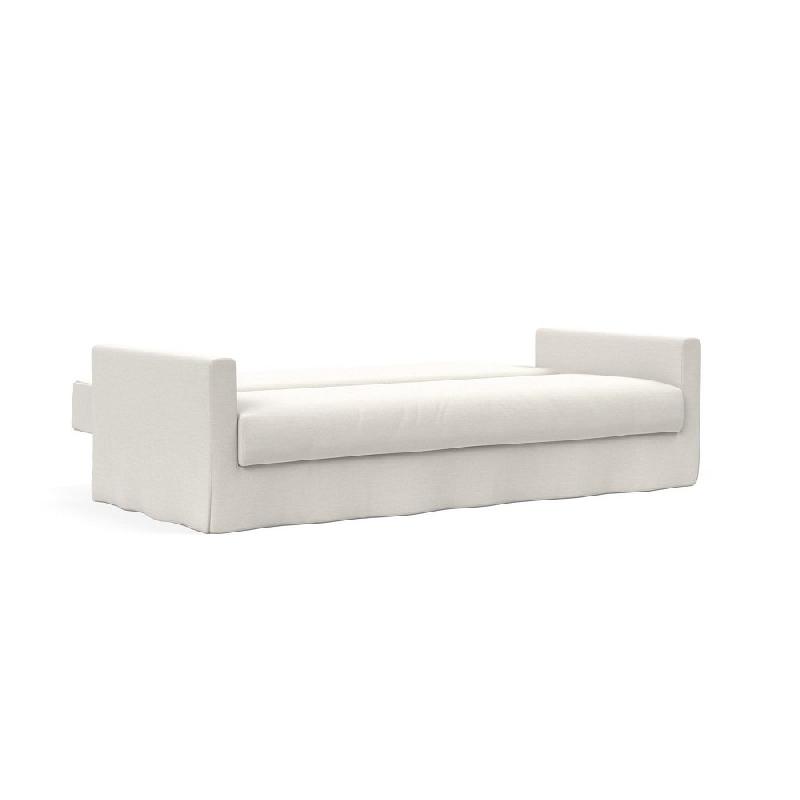 INNOVATION LIVING - Canapé design Pascala convertible lit 200x140 cm - Tissu Vivus Dusty Off White - Élégance et durabilité_1
