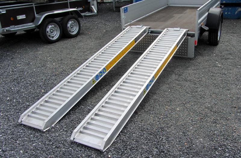 Rampe de chargement en aluminium antidérapante - Humbaur - Longueur 2650 mm - Charge maximale 1400 kg_1