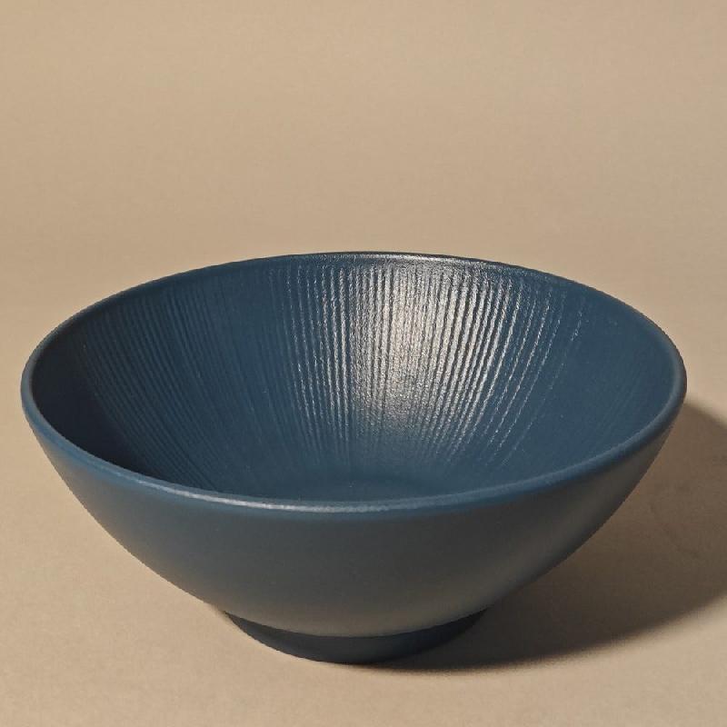 Bol réutilisable bleu canard modèle Phoenix 900 ml Ø18,6x 7,3 cm - par 12_1