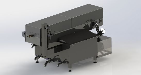 Laveuses industrielles alimentaires - gaictech - pour des boîtes en conserve_1