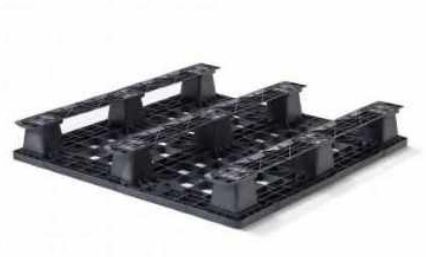 Palette plastique légère Planetpal Mix 12A12 LB3RR - Ref PA-LE-0148 - 1200x1200 mm - 3 semelles clipsables - Ajourée avec rebords_1