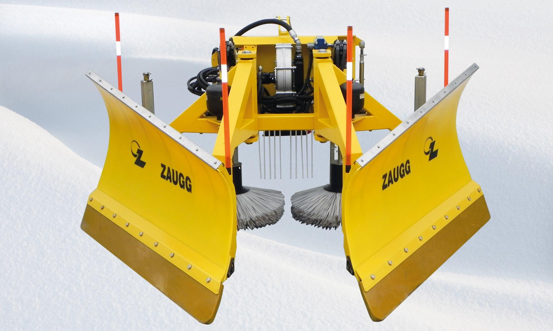 Snowshark - Lames à neige Zaugg - Étrave déneigement 300 cm pour aéroports_1