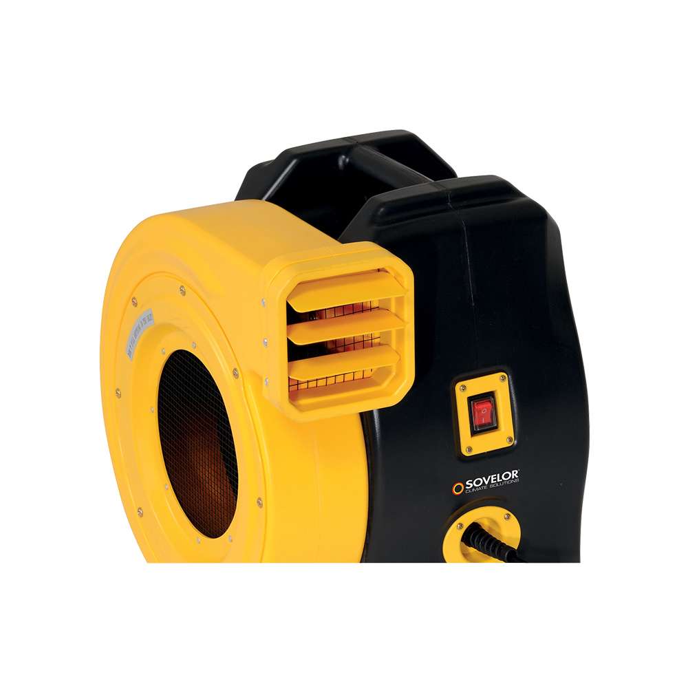 Ventilateur centrifuge portable à très haute pression 230 V monophasé - SOVELOR V 2 - Puissant moteur 1 800 W et pression 2 250 Pa_1