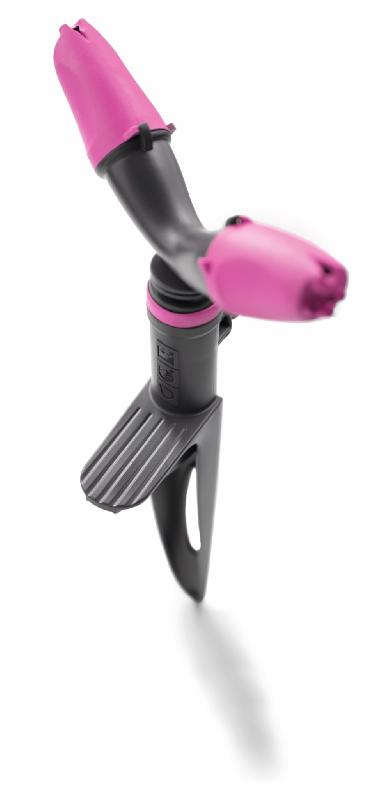 Arroseur 'Rotax' sur piquet - couleur rose_1
