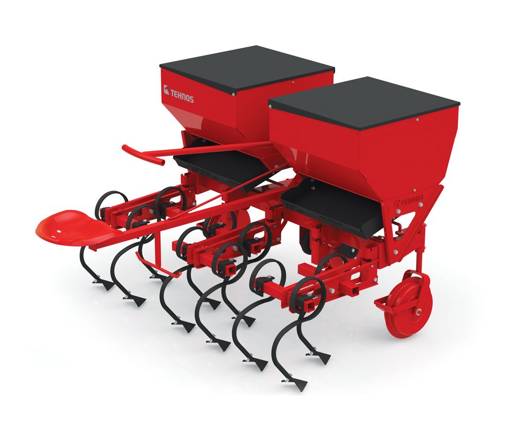 Bineuse agricole avec dispositif de distributeur d'engrais - Tehnos - largeur entre les rangs 60-75 cm_1