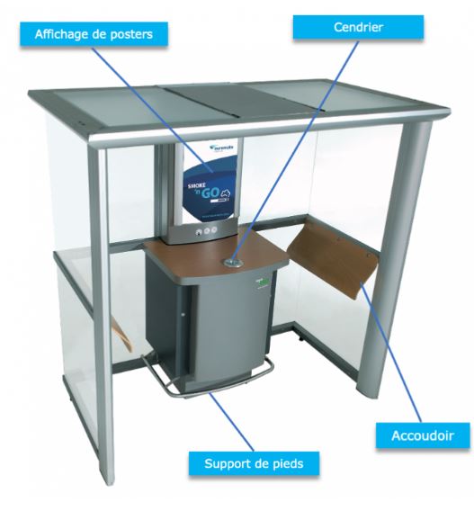 Cabine pour fumeur smoke'n go_1