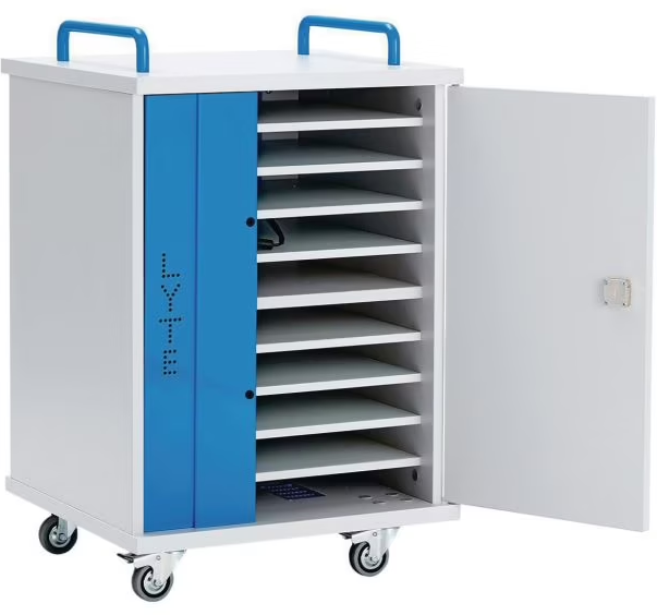 Chariot de stockage et de recharge compact - Lyte 10 Single Door jusqu'à 15,6