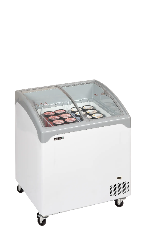 Congélateur vitré de crème glacée NIC201SCEB (185 / 138) blanc TEFCOLD_1