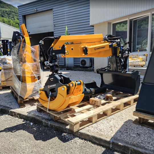 Grappin forestier Scorpion Premium - Haute résistance pour chargement et débardage - Compatible chargeur et tracteur_1