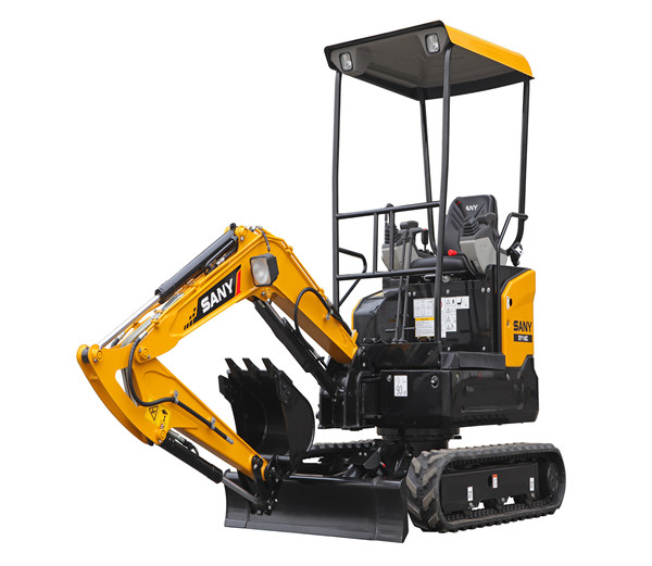 Mini pelle sany sy16c adaptée aux espaces étroits