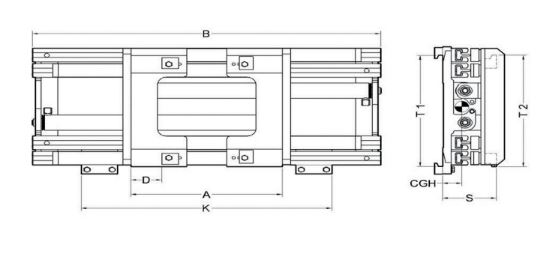 Positionneur écarteur avec déplacement latéral non constant - HP - 2 fonctions hydrauliques_1