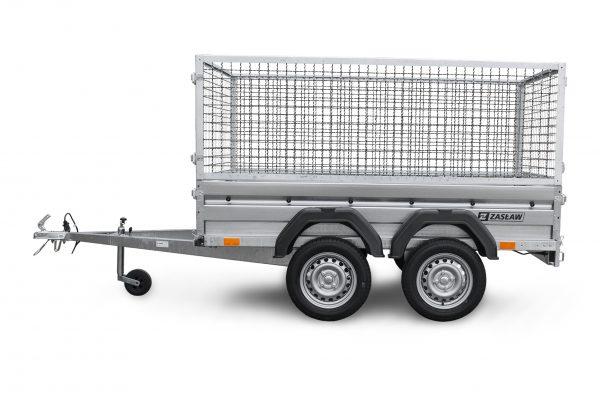 Remorque bagagère non freinée - 2,65 X 1,32 M grillagée - ZASLAW 265T_1