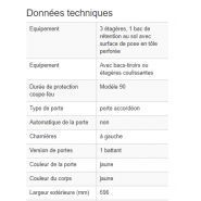 218456W - Armoire coupe-feu Edition G 63 - 3 étagères réglables avec charnières à gauche, protection 90 minutes EN 14470-1_1
