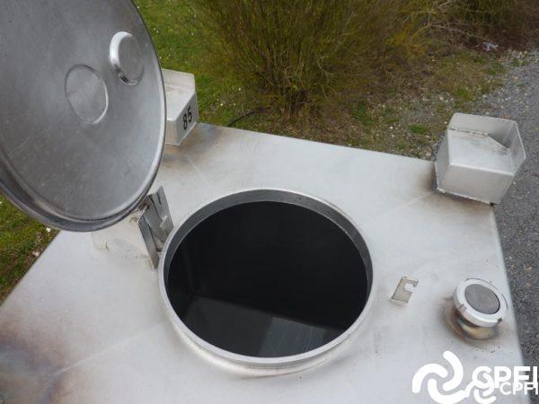 Container (IBC/GRV) inox carré 1000 L - CON016 - Dion Vanewiele_1