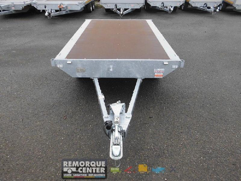 Plateau nu EDUARD 256 x 150 cm - PTAC : 750 kg - Simple Essieu - Non freiné - Référence D185+C_1