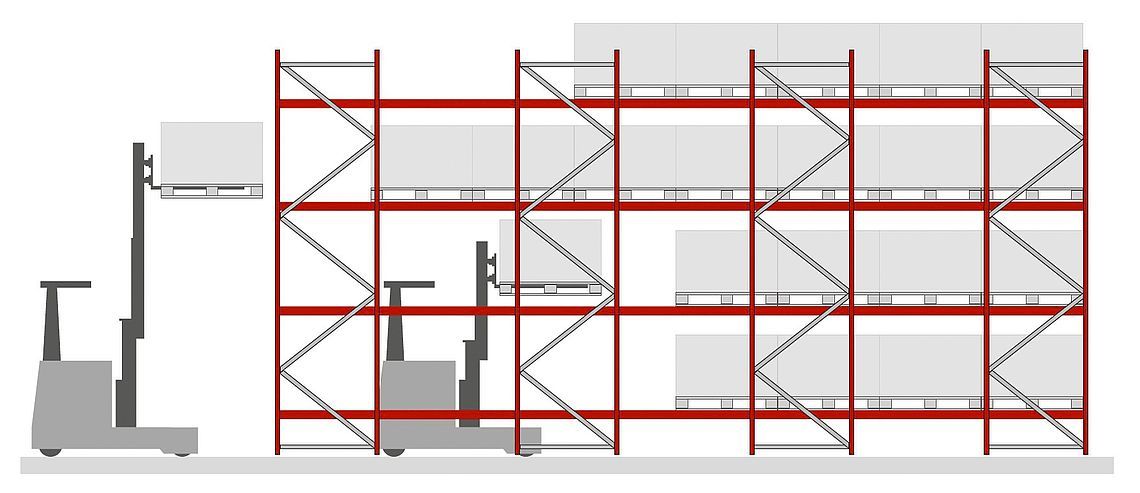 Rayonnage et rack à palettes SCHULTE Lagertechnik - stockage sûr et flexible pour charges lourdes jusqu'à 30 tonnes_1