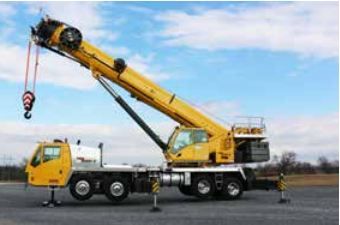 Tms9000-2 grues automotrices - Manitowoc Cranes - charge maximum 100 t - flèche principale 11,2m à 51,6m - hauteur tête de flèche 79,3m_1