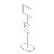 4268 - Porte-visuel de comptoir Afix Diffusion - Base stable 27x35 cm - Formats A4 ou A3 - Aluminium anodisé_1