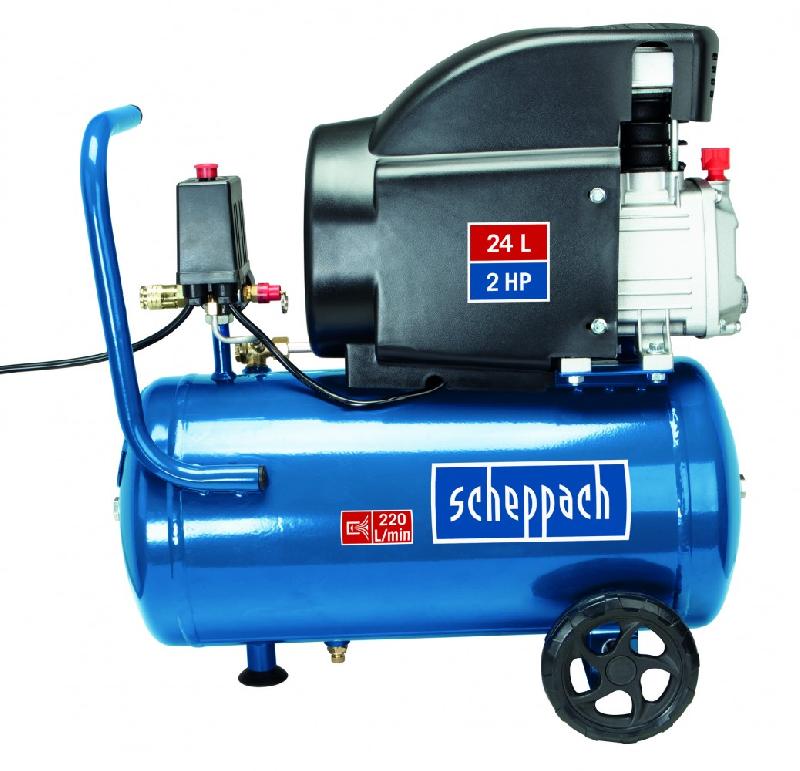 Compresseur d'atelier portable SCHEPPACH HC26 sur roulettes