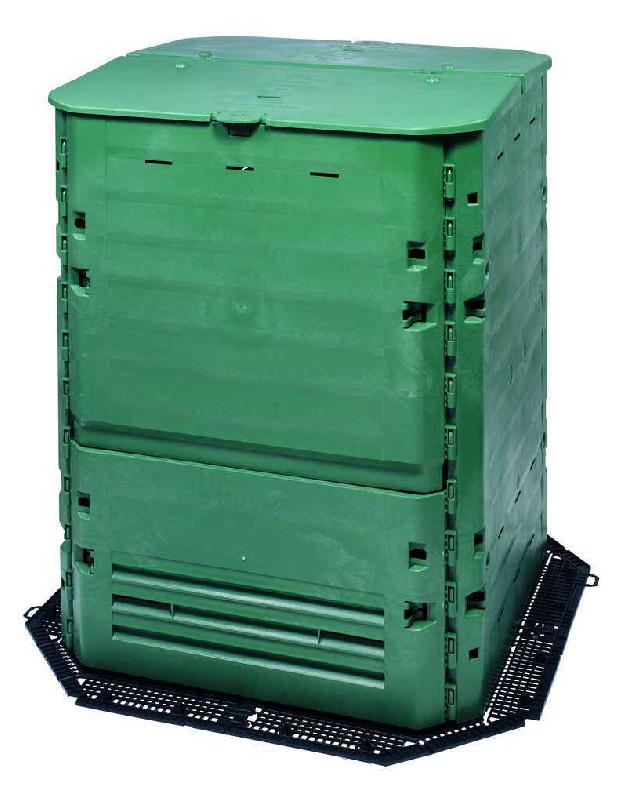 Kit composteur Thermo-King vert avec grille de fond - 600L_1