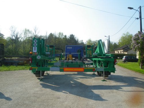 Remorque porte-touret - CU 25t - PTAC 19t - Chantier et route_1