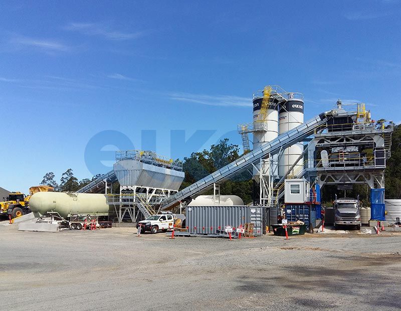 Elkomix-240 centrale à béton fixe - 240 m³/h - SIEMENS ou ABB - Twin Shaft - 9000/6000 l_1