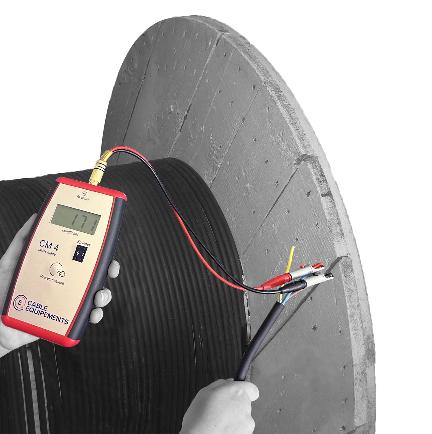 Mesureur électronique - Métreuse pour câbles de 5 à 1.999 mètres - Affichage digital_1