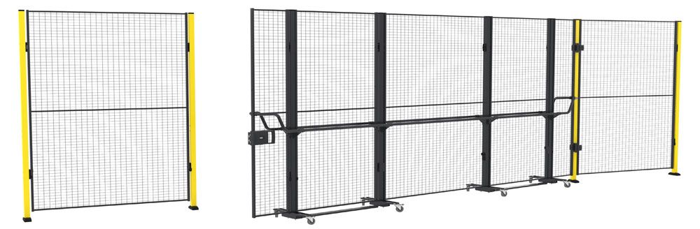 Portes grillagées pour machine_1