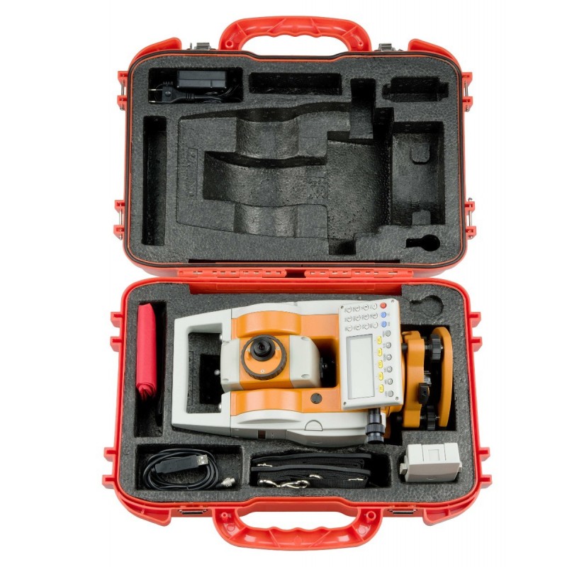 Station totale topographique robuste et fiable - Theodist FTD 05 - Précision 5'' avec point laser et mémoire intégrée_1