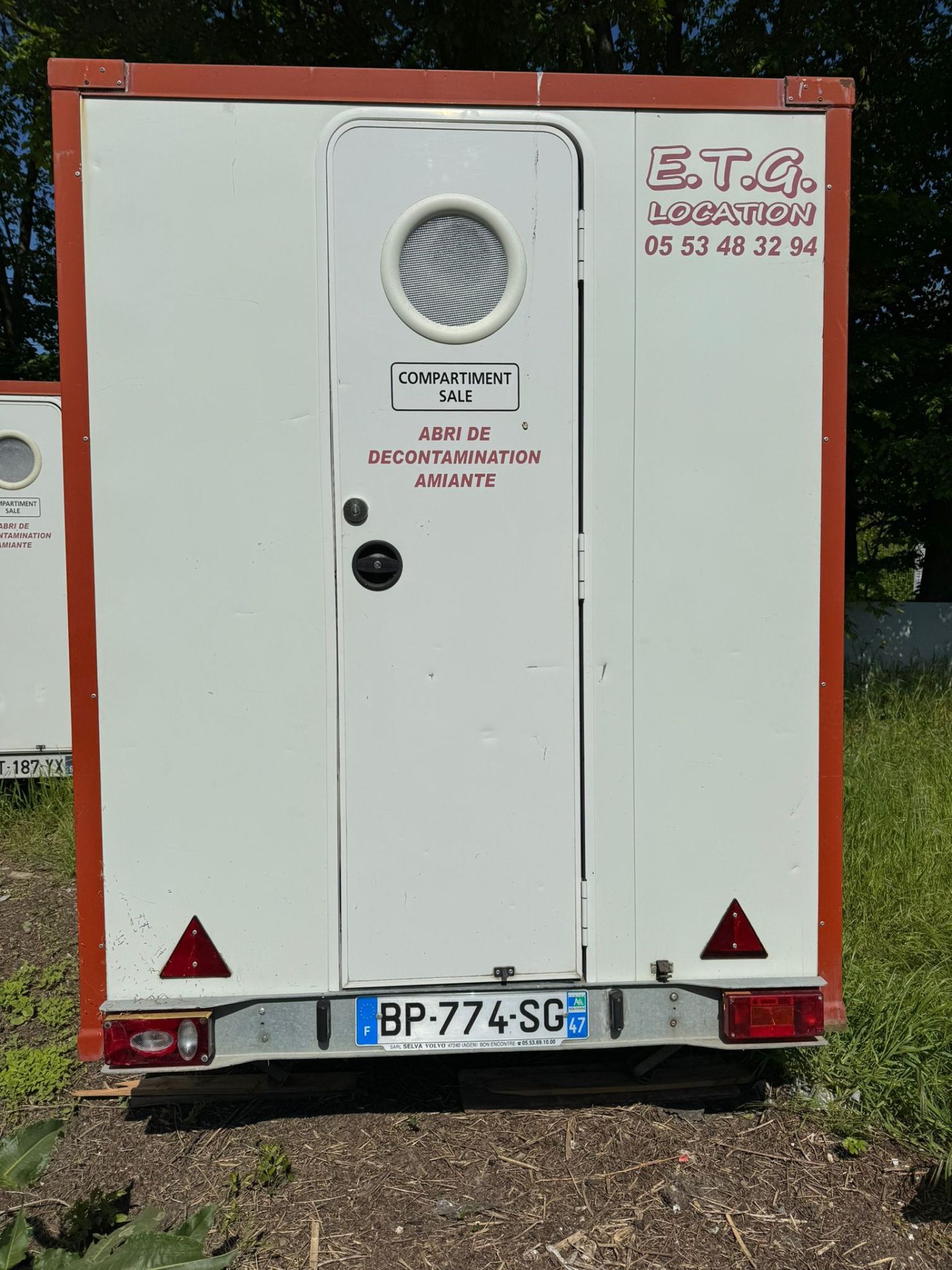 Abri de décontamination amiante - occasion en bon état - 7500€ HT_1