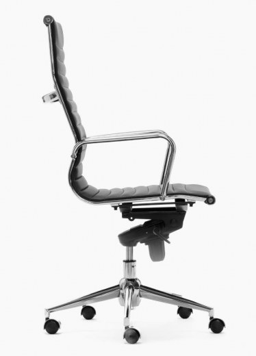Fauteuil de Direction Haut Dossier LEO Noir - Mécanisme basculant 4 positions - Référence 7650 FR206_2