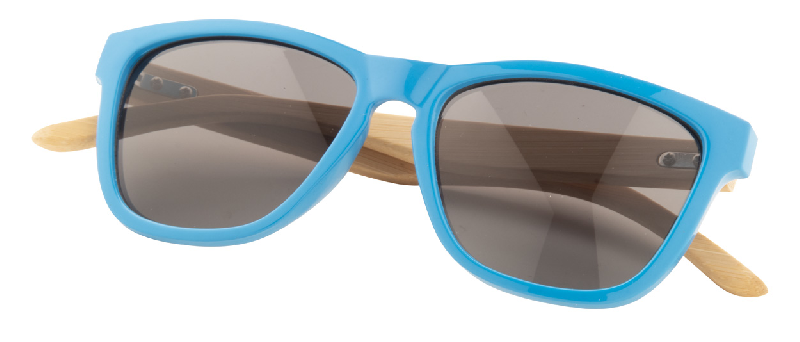 Lunettes de soleil - monture plastique coloré et branches bambou - protection UV 400 catégorie 3_1